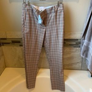 Loft plaid size 8P pants